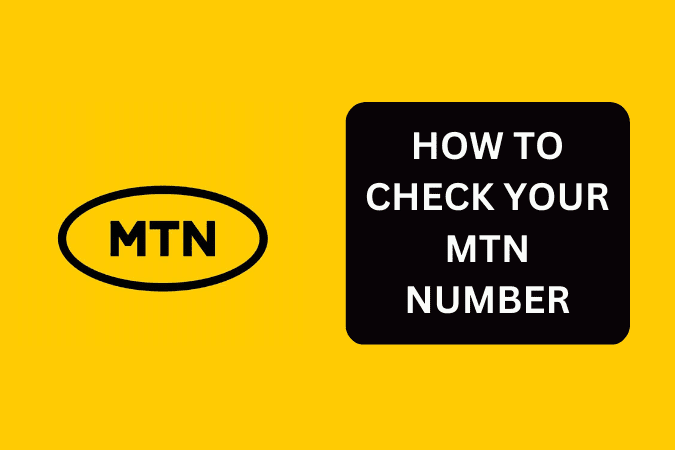 How to Check My MTN Number