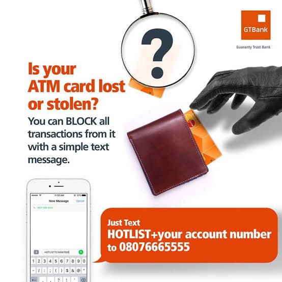 How to Block GTBank ATM Card Using USSD Code