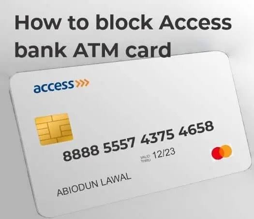 How To Block Access ATM Card
