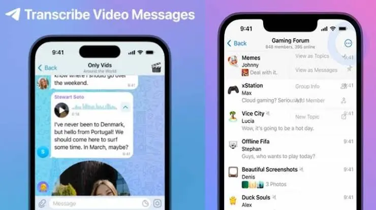 Telegram new features