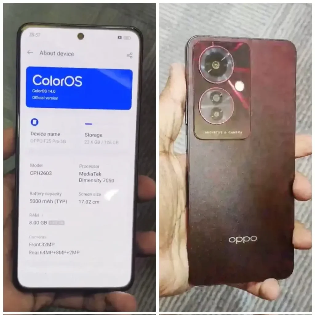 Oppo F25 Pro Hands-On Images