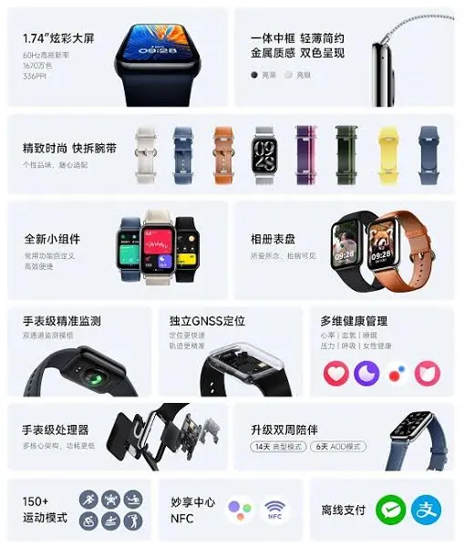 Xiaomi Smart Band 8 Pro Specifications